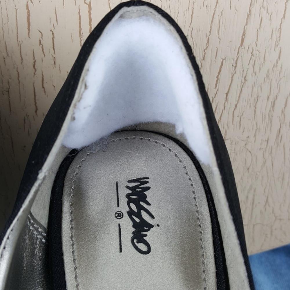 Massimo Open Side Peep Toe Satin Heel (7) - Picture 5 of 8